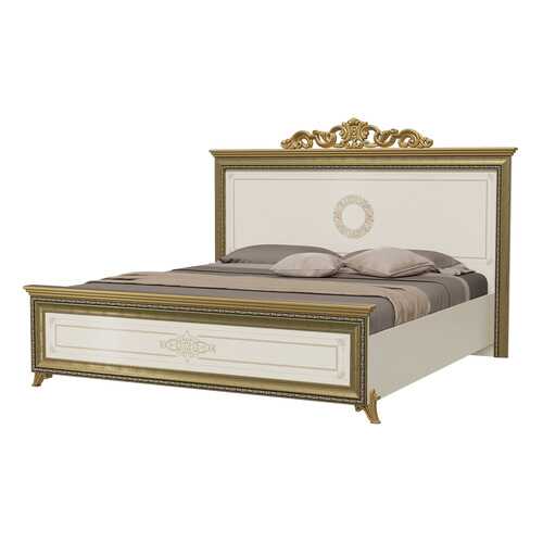 Кровать 1800 с короной Мэри-Мебель Версаль СВ-04ШК слоновая кость, 205х212х143 см в Аскона