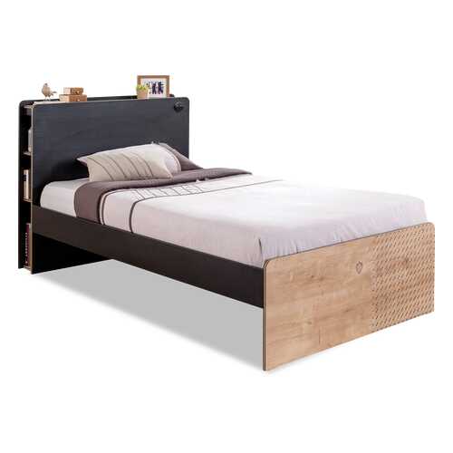 Кровать Cilek Black 120х200 см, бежевый/черный в Аскона
